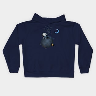 Halloween on  a Little Planet Kids Hoodie